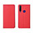 Leather Case Stands Flip Cover T06 Holder for Huawei Honor 20i Red