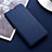 Leather Case Stands Flip Cover T06 Holder for Huawei Honor V20 Blue