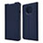 Leather Case Stands Flip Cover T06 Holder for OnePlus 7T Blue