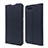 Leather Case Stands Flip Cover T06 Holder for Oppo K1 Blue