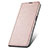 Leather Case Stands Flip Cover T06 Holder for Oppo R17 Pro Rose Gold