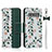 Leather Case Stands Flip Cover T06 Holder for Samsung Galaxy S10 5G Green