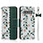 Leather Case Stands Flip Cover T06 Holder for Samsung Galaxy S10 Green