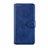Leather Case Stands Flip Cover T06 Holder for Xiaomi Poco F2 Pro Blue