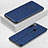 Leather Case Stands Flip Cover T06 Holder for Xiaomi Redmi Note 8 (2021) Blue