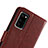 Leather Case Stands Flip Cover T07 Holder for Huawei Honor V30 5G