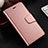 Leather Case Stands Flip Cover T07 Holder for Oppo R15X Rose Gold