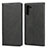 Leather Case Stands Flip Cover T07 Holder for Samsung Galaxy Note 10 5G Black