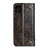 Leather Case Stands Flip Cover T07 Holder for Xiaomi Mi 11 Lite 4G Brown