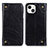 Leather Case Stands Flip Cover T08 Holder for Apple iPhone 13 Black