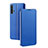 Leather Case Stands Flip Cover T08 Holder for Huawei Honor 20 Blue