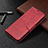 Leather Case Stands Flip Cover T08 Holder for Samsung Galaxy Note 20 5G Red