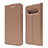 Leather Case Stands Flip Cover T08 Holder for Samsung Galaxy S10 5G Rose Gold