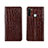 Leather Case Stands Flip Cover T08 Holder for Xiaomi Redmi Note 8 (2021)