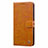 Leather Case Stands Flip Cover T08 Holder for Xiaomi Redmi Note 9 Orange