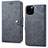 Leather Case Stands Flip Cover T09 Holder for Apple iPhone 11 Pro Gray