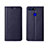 Leather Case Stands Flip Cover T09 Holder for Huawei Honor V20 Blue