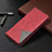 Leather Case Stands Flip Cover T09 Holder for Samsung Galaxy Note 20 5G Red