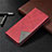 Leather Case Stands Flip Cover T09 Holder for Samsung Galaxy Note 20 Ultra 5G Red