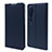 Leather Case Stands Flip Cover T09 Holder for Xiaomi Mi Note 10 Pro Blue