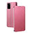 Leather Case Stands Flip Cover T10 Holder for Huawei Honor V30 5G Pink