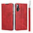 Leather Case Stands Flip Cover T10 Holder for Huawei Nova 5 Pro Red