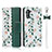 Leather Case Stands Flip Cover T10 Holder for Samsung Galaxy Note 10 5G Green