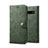 Leather Case Stands Flip Cover T10 Holder for Samsung Galaxy S10 5G Green