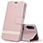 Leather Case Stands Flip Cover T10 Holder for Xiaomi Mi A3 Rose Gold