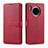 Leather Case Stands Flip Cover T11 Holder for Huawei Mate 30 5G Red