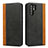 Leather Case Stands Flip Cover T11 Holder for Huawei P30 Pro New Edition Black