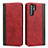 Leather Case Stands Flip Cover T11 Holder for Huawei P30 Pro New Edition Red