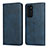 Leather Case Stands Flip Cover T11 Holder for Huawei P40 Blue