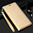 Leather Case Stands Flip Cover T11 Holder for Samsung Galaxy Note 20 5G Gold