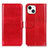 Leather Case Stands Flip Cover T12 Holder for Apple iPhone 13 Red