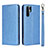 Leather Case Stands Flip Cover T12 Holder for Huawei P30 Pro Blue