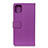 Leather Case Stands Flip Cover T12 Holder for Xiaomi Mi 11 Lite 4G Purple