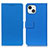 Leather Case Stands Flip Cover T14 Holder for Apple iPhone 13 Blue