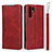 Leather Case Stands Flip Cover T14 Holder for Huawei P30 Pro New Edition Red