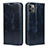 Leather Case Stands Flip Cover T15 Holder for Apple iPhone 11 Pro Max Blue