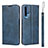 Leather Case Stands Flip Cover T15 Holder for Huawei Honor 20 Blue