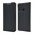 Leather Case Stands Flip Cover T15 Holder for Huawei Honor 20 Lite Black