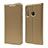 Leather Case Stands Flip Cover T15 Holder for Huawei Honor 20E Gold