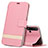 Leather Case Stands Flip Cover T15 Holder for Huawei Nova 5 Pink