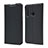 Leather Case Stands Flip Cover T15 Holder for Huawei P Smart+ Plus (2019) Black