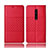 Leather Case Stands Flip Cover T15 Holder for Xiaomi Mi 9T Red