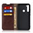 Leather Case Stands Flip Cover T15 Holder for Xiaomi Redmi Note 8 (2021)