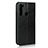 Leather Case Stands Flip Cover T15 Holder for Xiaomi Redmi Note 8 (2021) Black