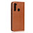 Leather Case Stands Flip Cover T15 Holder for Xiaomi Redmi Note 8T Orange