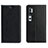 Leather Case Stands Flip Cover T16 Holder for Xiaomi Mi Note 10 Pro Black